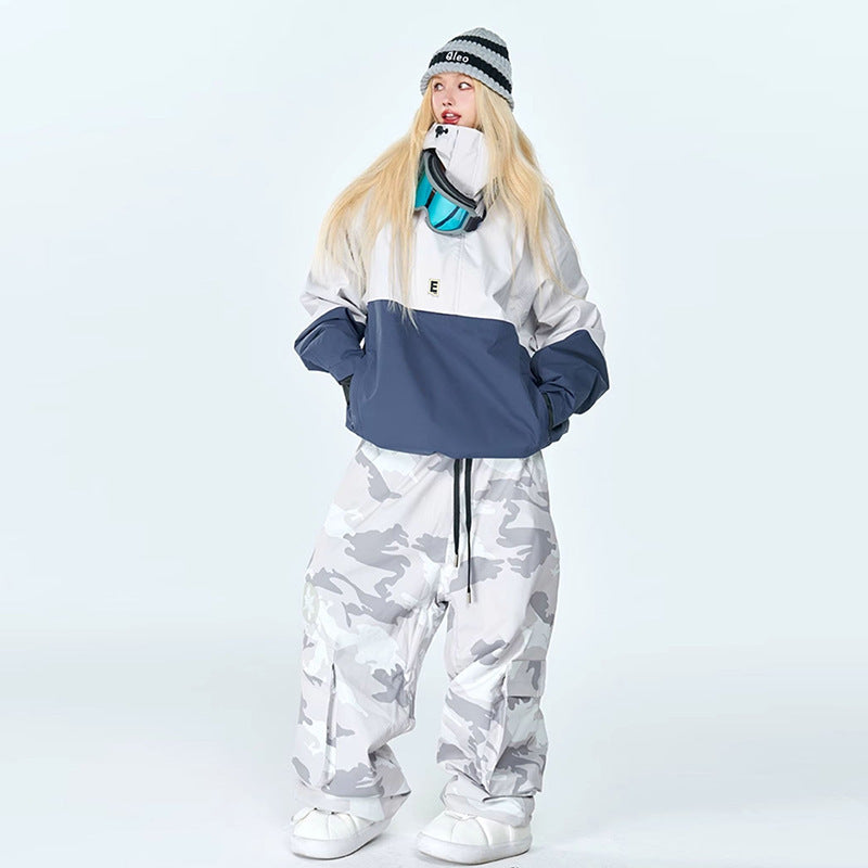 Pantalón Snowboard Cargo Camo Grey Oversize 20K