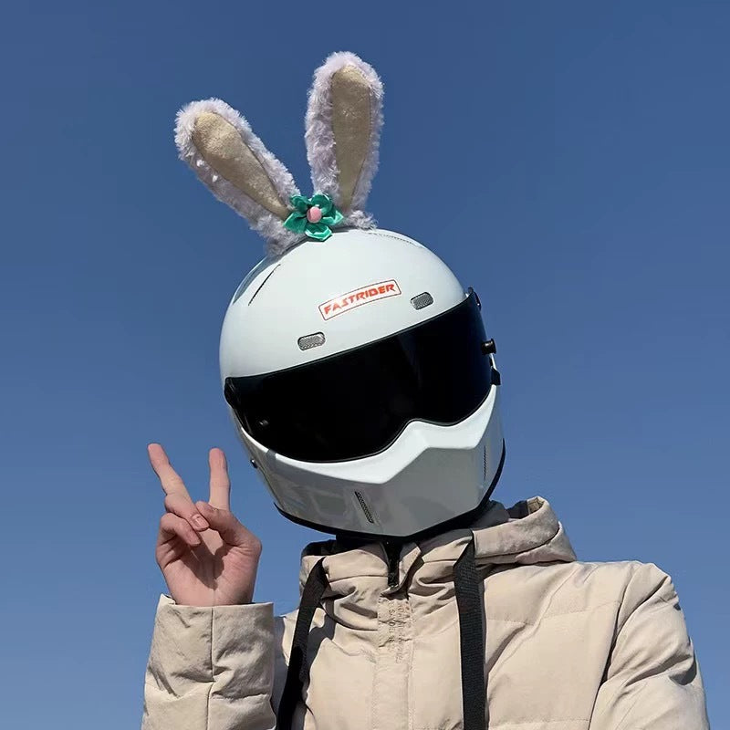 Funda Casco Snow Bunny Plush Y2K