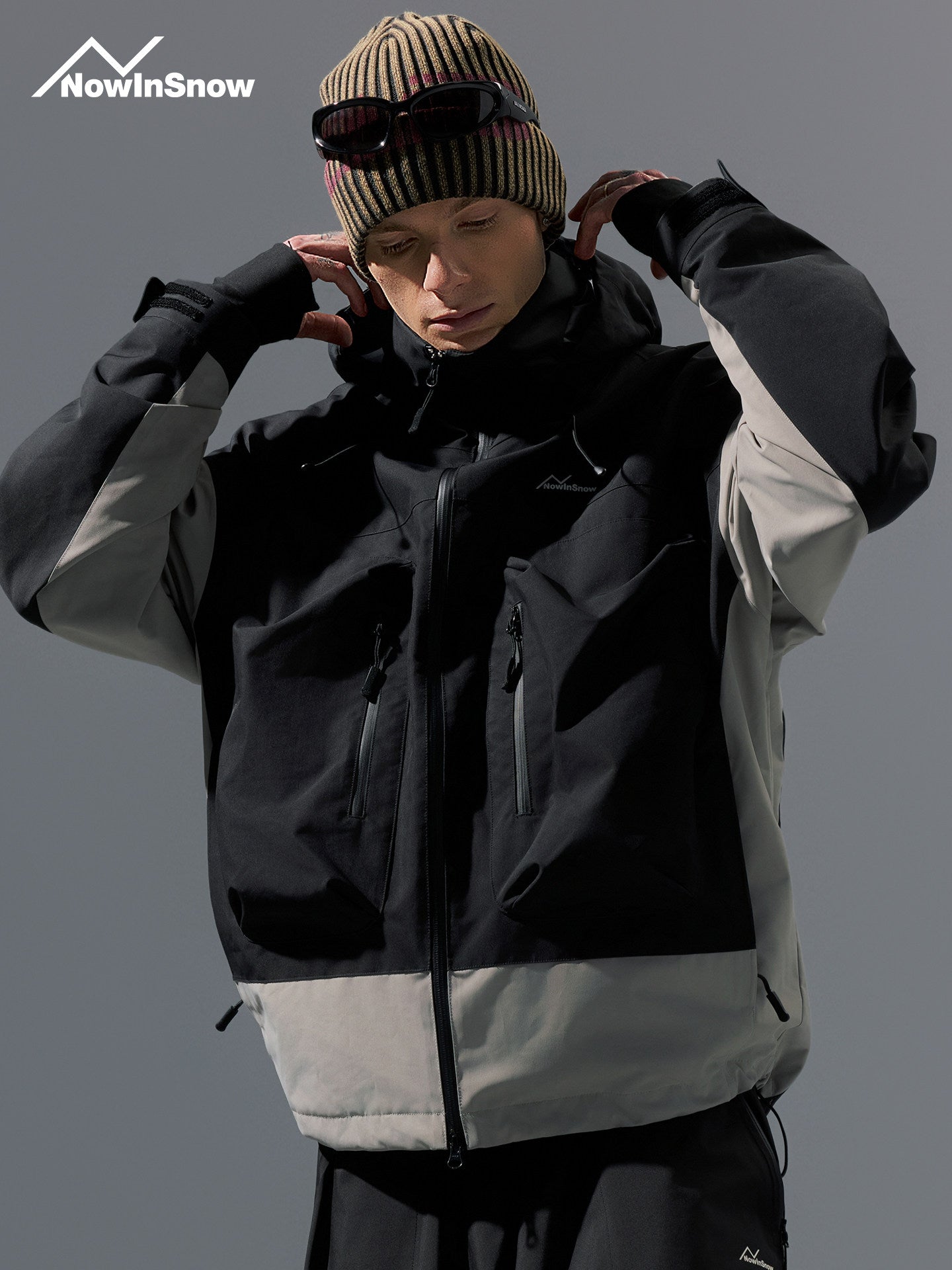 Chaqueta Snowboard Nowisnow Bicolor Oversize 20K