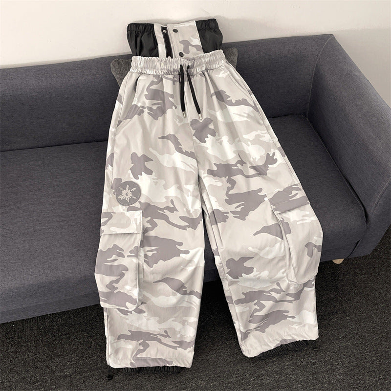 Pantalón Snowboard Cargo Camo Grey Oversize 20K