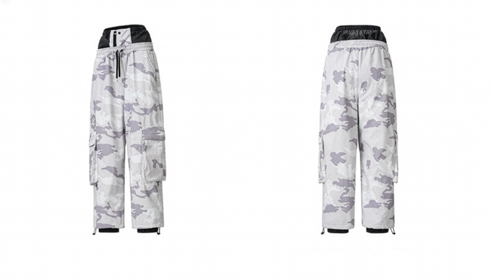 Pantalón Snowboard Cargo Camo Grey Oversize 20K
