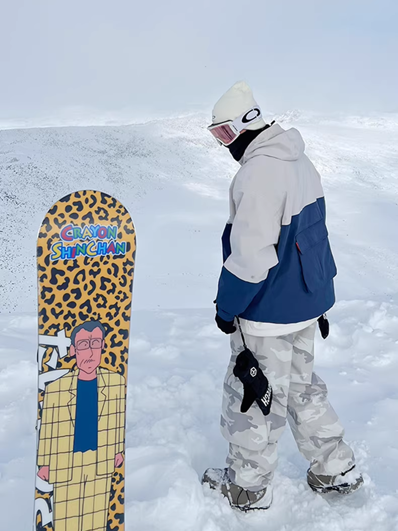 Pantalón Snowboard Cargo Camo Grey Oversize 20K