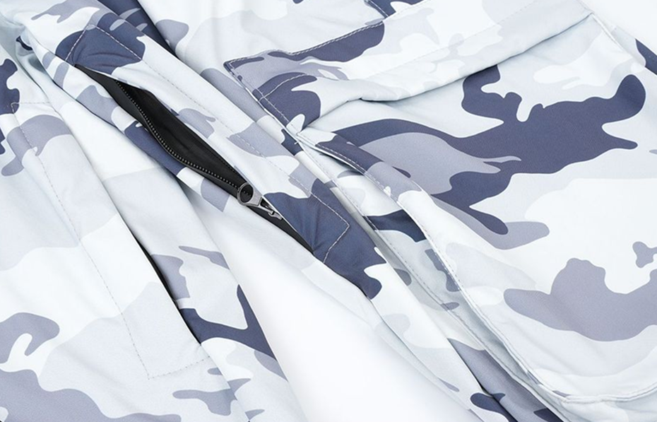 Pantalón Snowboard Baggy Blue Camo 20K